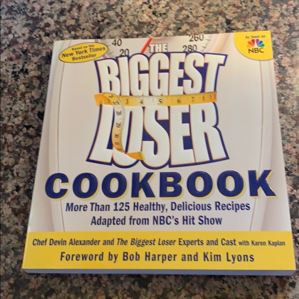 The Biggest Loser Cookbook, 125 recipes.